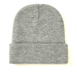 Solid Cuffed Knit Beanie